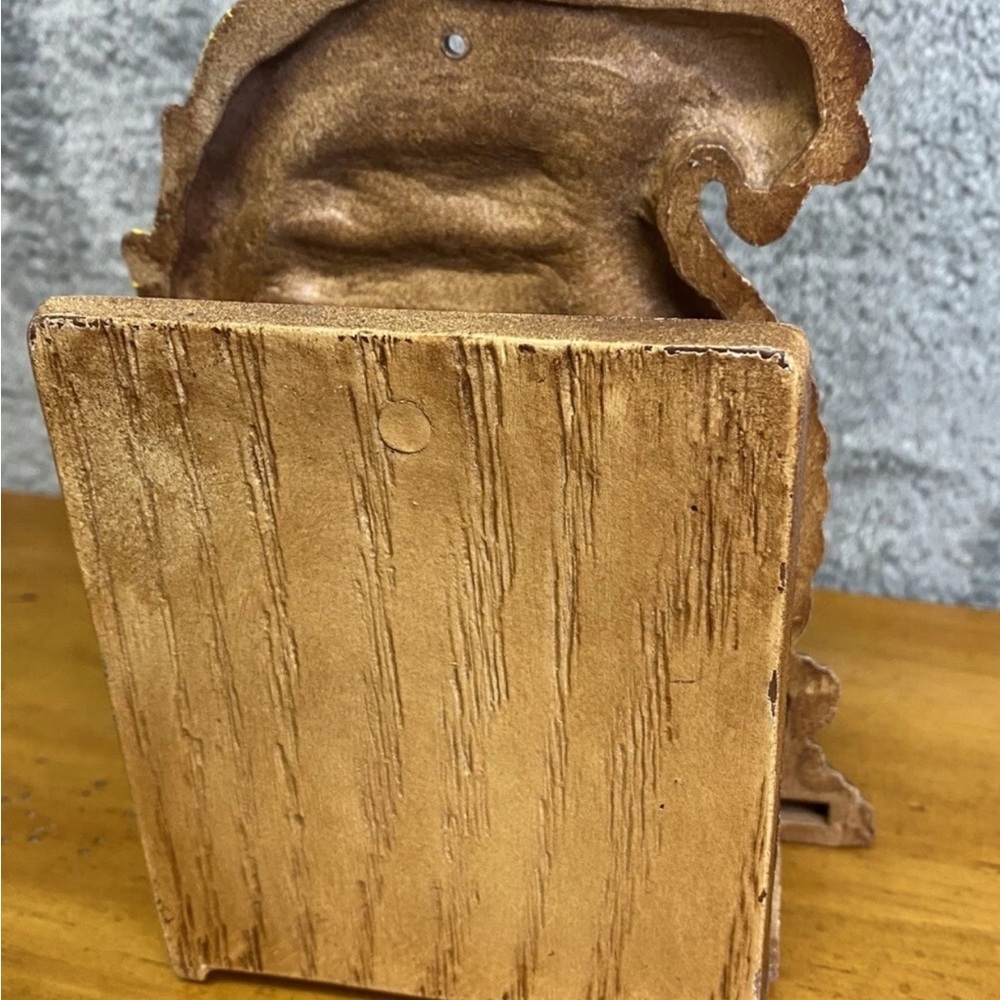 VTG 1950s Cornucopia Napkin Holder Give Us This Day Our Daily Bread, Cottagecore - Picture 4 of 8